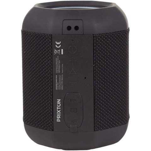 L'enceinte Dance Box de 10 W offre une autonomie de 8 à 10 heures et peut être entièrement chargée en 2 à 3 heures. La version Bluetooth® 5.1 fournit une connexion stable avec d'autres appareils. Dotée d'un microphone et d'une fonction mains libres pour une gestion facile des appels téléphoniques. Niveau d'étanchéité IPX7.