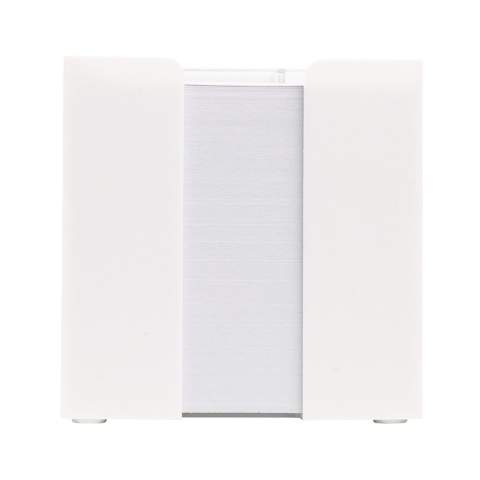 Cube box with four transparent compartments for desk-items. White paper. Circa 800 wood-free sheets. Each cube comes shrink wrapped. 90g/m².