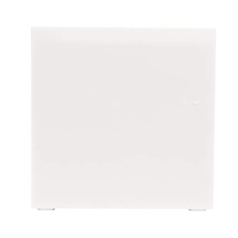 Cube box with four transparent compartments for desk-items. White paper. Circa 800 wood-free sheets. Each cube comes shrink wrapped. 90g/m².