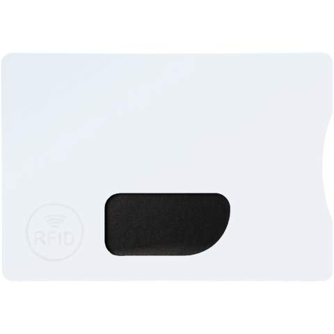 The RFID Credit Card Protector provides you with the perfect defence against payment fraud and identity theft because it has an electromagnet shield. The RFID Card holder is also slim, so you can still keep it in your wallet, purse or pocket. It also offers a large decoration area.