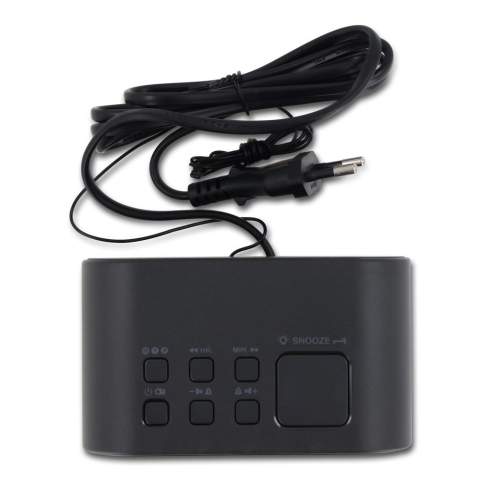 Ein attraktiver, kompakter Wecker mit leicht ablesbarem Display. Lassen Sie sich von Ihrem Lieblingsradiosender oder vom Summer wecken. Funktioniert mit Netzstrom und ist außerdem mit einer praktischen Backup-Funktion (Batterie) ausgestattet. Sollte es zu einem unerwarteten Stromausfall kommen, werden die Einstellungen gespeichert.