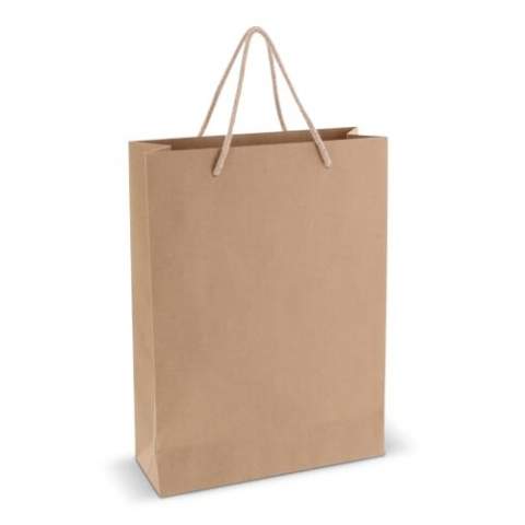 High end paper gift bag with cotton handles. Made in Europe.