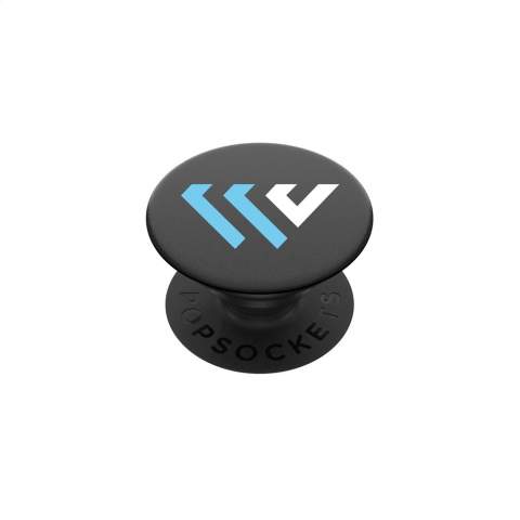 The PopSocket® is a handy multifunctional telephone accessory. With new swappable plastic PopGrip and swappable PopTop. This PopGrip is compatible with wireless charging thanks to the easy removal of the PopTop. Attach this item to the back of your phone with the 3M adhesive strip and use the handy functions: comfortable grip for better hold, functional stand and selfie-holder. Can be placed in 2 different pop-up positions and flexible so you can position the smartphone any way you like. The PopSocket® is easy to remove and can be reused up to 10 times. Suitable for all commonly used types of smartphones, iPhones and other devices. Read the supplied instructions for optimal use and maintenance of the PopSocket®.   Extra info regarding delivery time: 60 - 2,500 units: 1 week, 2,500 - 5,000 units: 2 weeks. More than 5,000 units, price and delivery time upon request. PopSockets® are only available with an imprint.