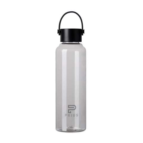 Crafted from BPA free RCS certified recycled PET, this water bottle is perfect for your daily hydration needs. Its modern and minimalistic design defines the popular Baltimore collection, making it both practical and visually appealing. The PU handle together with the lid in stainless steel adds a touch of refinement. Not dishwasher or microwave safe, only handwash. Cold drinks only. Certified by RCS (Recycled Claim Standard), RCS certification guarantees that the entire supply chain of recycled materials is certified. The total recycled content is based on the overall product weight. This product contains 61% RCS certified recycled PET.