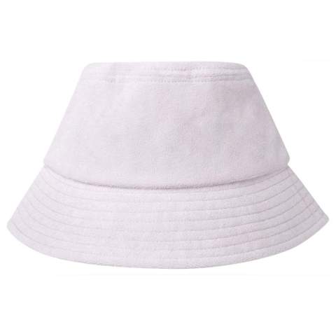 Blijf koel en comfortabel met de Melo GRS-gecertificeerde zonnehoed van gerecycled terry, een must-have voor zonnige dagen. Gemaakt van zachte en absorberende 230 g/m 2 badstof met een hoofdomtrek van 58 cm en biedt een relaxte pasvorm en ademend gevoel, perfect voor het strand, het park of een casual uitje. Het klassieke ontwerp voegt een vleugje moeiteloze stijl toe en biedt lichtgewicht bescherming tegen de zon.