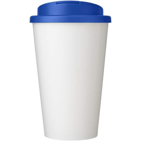Double-wall insulated tumbler with a secure twist-on spill-proof lid. The lid clips closed to better prevent spillages, and is manufactured without silicone for a fully recyclable mug. The outer layer of the tumbler is made from recycled plastic. Tumbler features a full colour wraparound design, moulded into the product, making it long lasting and durable. Volume capacity is 350 ml. EN12875-1 compliant, dishwasher safe and microwave safe. You can mix and match colours to create your perfect mug. Made in the UK. BPA-free.