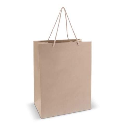 High end paper gift bag with cotton handles. Made in Europe.
