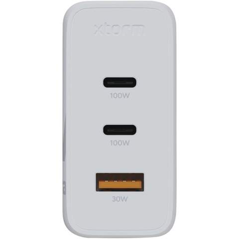 De 100 W GaN² Ultra-wandoplader is compacter en krachtiger dan ooit tevoren. Met zijn compacte ontwerp en functionaliteit met drie poorten is deze wandoplader perfect voor onderweg, op kantoor of thuis. Om afval te verminderen en bij te dragen aan een duurzamere toekomst, is de oplader gemaakt van 97% gerecycled plastic. Uitgang: 2 x USB-C 100 W voeding en 1 USB-A 18 W 18 W Quick Charge 3.0. Geleverd met handleiding.