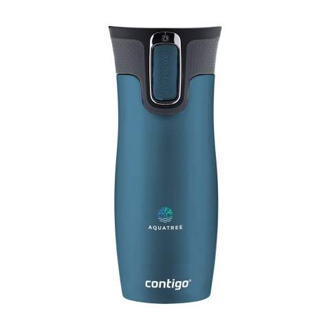 Mug thermos à double paroi isolé sous vide avec paroi intérieure en acier inoxydable. Con technologie AUTOSEAL® (100% étanche) et une fermeture de sécurité supplémentaire. Le trou de boisson se ferme automatiquement après chaque gorgée. La technologie THERMALOCK™ garde les boissons froides jusqu'à 12 heures ou chaudes jusqu'à 5 heures. Couvercle lavable au lave-vaisselle sur l'étagère, corps lavable à la main. Capacité 470 ml.     REMARQUE : jusqu'à 1000 articles disponibles sous 10 jours ouvrés hors marquage, à l exception des réservations.      Contigo : le meilleur de la qualité, du design et de la technologie. Immédiatement reconnaissable par son design élégant et solide. Les bouteilles d'eau, thermos et infuseurs Contigo® sont sans odeur, sans goût et sans BPA. Livré avec une garantie de 2 ans.