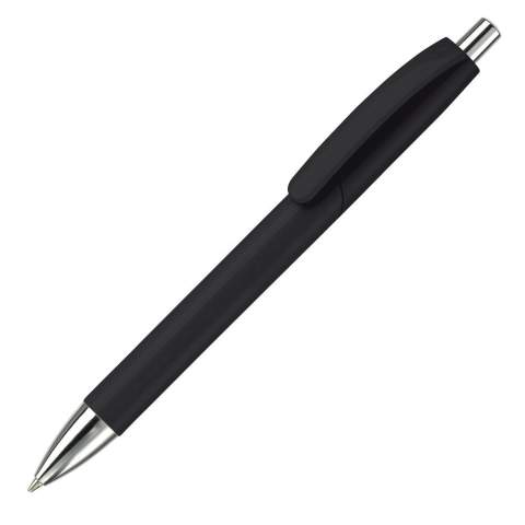 Stylo bille plastique Toppoint design, avec cartouche encre bleue Jumbo jumbo, pointe métal et bouton poussoir. Existe en différentes couleurs. Marquage en tampographie ou en sérigraphie. Audit BSCI. Tous nos produits sont testés et certifiés, et répondent  aux normes sociales. 