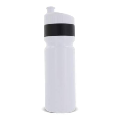 Toppoint design high quality sports bottle with ergonomic cap. Made in Europe. 100% leak-proof, made of high-quality soft-squeeze materials for an easy squeeze. The sports bottle can be printed all over in full-colour. BPA-free.