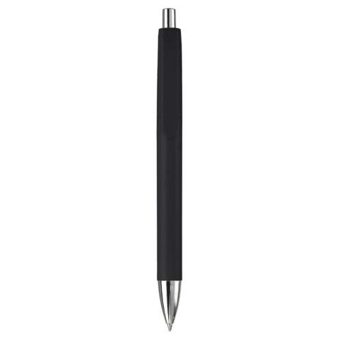 Stylo bille plastique Toppoint design, avec cartouche encre bleue Jumbo jumbo, pointe métal et bouton poussoir. Existe en différentes couleurs. Marquage en tampographie ou en sérigraphie. Audit BSCI. Tous nos produits sont testés et certifiés, et répondent  aux normes sociales. 