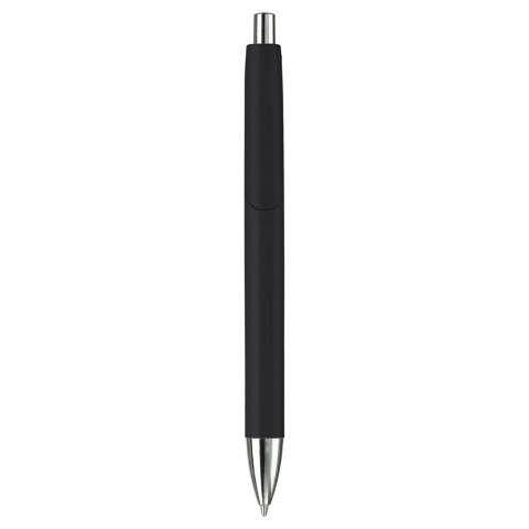 Stylo bille plastique Toppoint design, avec cartouche encre bleue Jumbo jumbo, pointe métal et bouton poussoir. Existe en différentes couleurs. Marquage en tampographie ou en sérigraphie. Audit BSCI. Tous nos produits sont testés et certifiés, et répondent  aux normes sociales. 