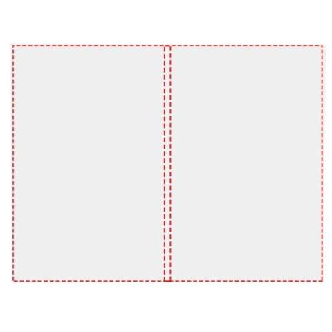 A4 350g/m2 Dokumentenmappe mit Visitenkartenschlitz auf der Innenseite. In das Kartenfach passen Visitenkarten im Format 55 x 85 mm. Vollfarbdruck auf der Vorder- und Rückseite sowie auf der Innenseite der Mappe möglich.