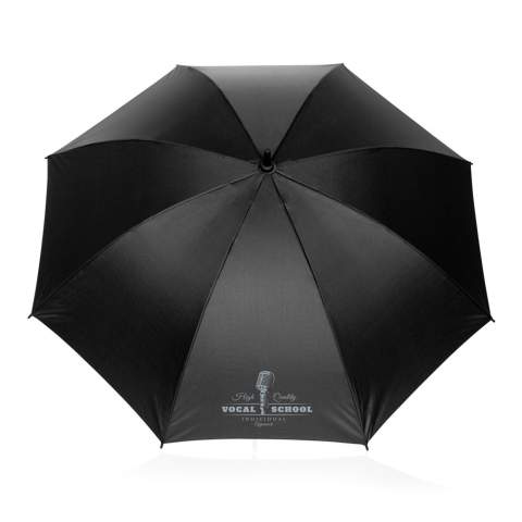 This Swiss Peak Aware™ RPET Ultra-light manual 25”umbrella offers durable weather protection in an ultralight form. Aluminium frame, fibreglass ribs with EVA handle and manual open/close. Made with 190T recycled polyester. With AWARE™ tracer that validates the genuine use of recycled materials. This umbrella canopy has saved 5.6 litres of water, is made of 9.4 PET bottles (500ml). 2% of proceeds of each Impact product sold will be donated to Water.org.<br /><br />UmbrellaMechanism: Manual open/close