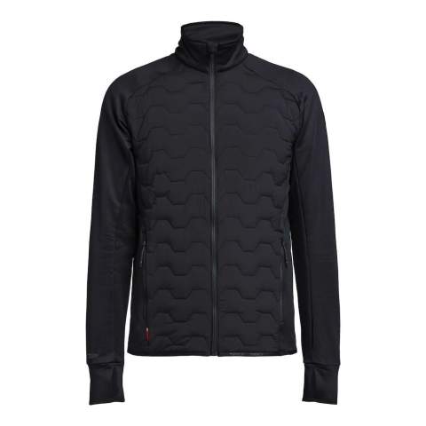TXlite Hybrid Zip is de perfecte midlayer jacket gemaakt van een comfortabel rekbaar materiaal dat ook nog eens heel licht is en makkelijk in te pakken. Draag het als zelfstandig jack of op koudere dagen onder een shelljack of regenjack. Hij heeft gelede, verlengde mouwen en duimgaten om te voorkomen dat de mouwen onder je jack blijven haken. Het materiaal is sneldrogend en heeft doorgestikte isolatie voor en achter om je extra warm te houden. De twee voorzakken hebben een ritssluiting zodat je geen spullen kwijtraakt.