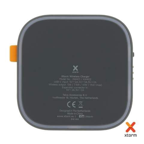 This Xtorm Wireless Charger is the perfect way to easily charge your smartphone wirelessly, with speeds of up to 15W! The charger has a unique Xtorm design that won't look out of place in any place. Perfect for a desk or nightstand.