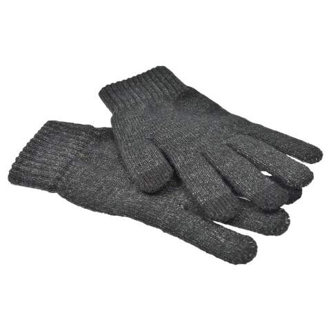Deze handschoenen exclusief bieden aangename warmte en een stijlvolle, elegante uitstraling. Ze zijn gemaakt van 42% acryl, 30% nylon en 28% PB en zijn geschikt voor gebruik op touchscreens. De handschoenen zijn verkrijgbaar in één universele maat en zijn voor zowel heren als dames perfect te dragen.
