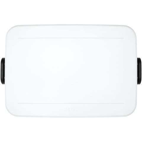 Boîte à déjeuner avec joint étanche pour garder le contenu frais et savoureux. Convient pour 8 sandwichs. Diviseur inclus. Capacité de 1,5 litre. Passe au lave-vaisselle. Sans bisphénol A. Guarantie MEPAL 2 ans.