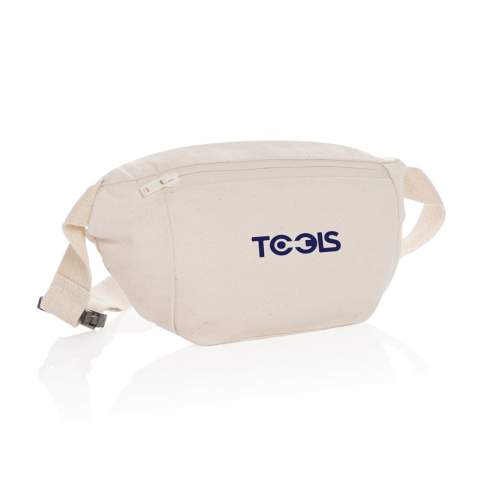 De Impact AWARE™ 285 g/m² gerecyclede canvas heuptas ongeverfd heeft het perfecte ontwerp voor diegenen die meer willen meenemen dan alleen een telefoon en portemonnee. Er past een kleine waterfles en andere benodigdheden in. Het gerecyclede canvas is ongeverfd en gebruikt in zijn ruwe vorm, zonder chemicaliën van verven of bleken. Met AWARE™ tracer die het echte gebruik van gerecyclede materialen valideert. 2% van de opbrengst van elk verkocht Impact-product wordt gedoneerd aan Water.org. Samenstelling 70% gerecycled katoen, 30% gerecycled polyester.<br /><br />PVC free: true