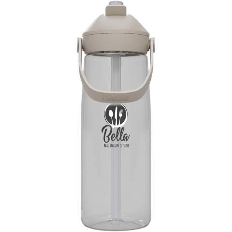 La bouteille d’eau Camelbak® Thrive Flip Tritan Renew est le successeur de la populaire bouteille d’eau Camelbak Eddy+ Tritan Renew conçue pour favoriser l’hydratation tout au long de la journée. Elle est dotée d’une paille et d’une nouvelle valve EasyFlow, d’un bouchon 100 % étanche, d’un couvercle anti-poussière pour la protection et d’une poignée pivotante souple pour un transport facile. Le design s’adapte à la plupart des porte-gobelets, ce qui la rend pratique pour les voyages ou les randonnées d’une journée. La bouteille est lavable au lave-vaisselle pour un nettoyage rapide et facile. Capacité : 750 ml. Fabriqué en plastique Tritan™ Renew, un matériau recyclé à 50 %.