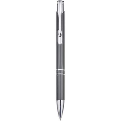 Kugelschreiber mit Klickmechanismus, in lackierter Ausführung, poliert, glänzend, mit markanten Chromdetails. Das umfangreiche und beliebte Moneta-Sortiment ist in vielen verschiedenen Stilen und Ausführungen erhältlich.
