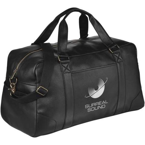 Make a sound investment with the Oxford professional collection. Standard features include a zipped large main compartment with bottom board. Front and side slash pockets for additional storage. Detachable, adjustable shoulder strap and carrying handles for ease of travel. Antique bronze hardware.