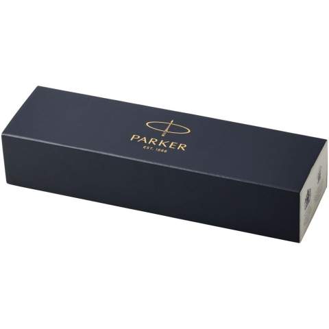 Highly professional and reliable. An ideal partner with unlimited potential, Parker IM is all at once smart, polished and established. With a durable stainless steel nib and finishes that echo the Parker legacy, every detail is refined to deliver a writing experience that is always dependable. Incl. Parker gift box. Delivered with one cartridge. Exclusive design.