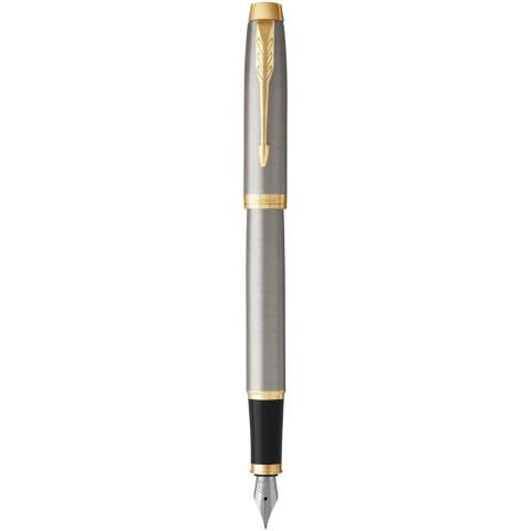 Highly professional and reliable. An ideal partner with unlimited potential, Parker IM is all at once smart, polished and established. With a durable stainless steel nib and finishes that echo the Parker legacy, every detail is refined to deliver a writing experience that is always dependable. Incl. Parker gift box. Delivered with one cartridge. Exclusive design.