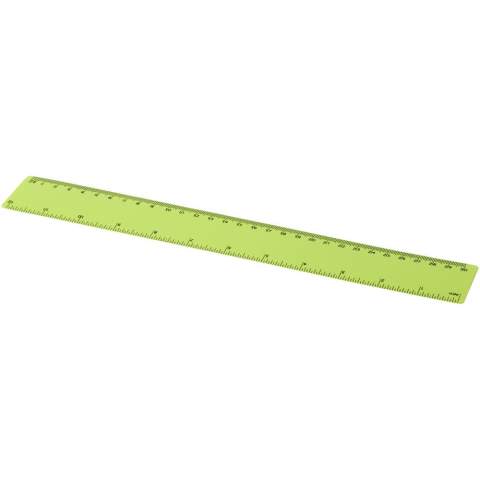 Flexible lightweight plastic ruler with markings available in both inches and centimetres. Please note, the ruler markings are printed along with artwork, plain stock rulers will not carry markings.