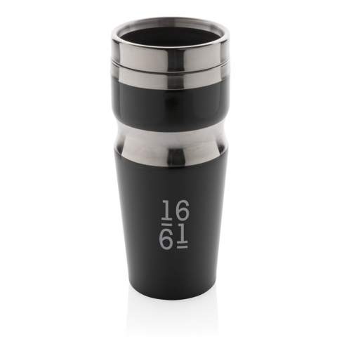Contour is a 350ml easy to hold tumbler with matching lid. Registered design®