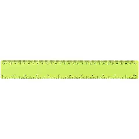 Flexible lightweight plastic ruler with markings available in both inches and centimetres. Please note, the ruler markings are printed along with artwork, plain stock rulers will not carry markings.
