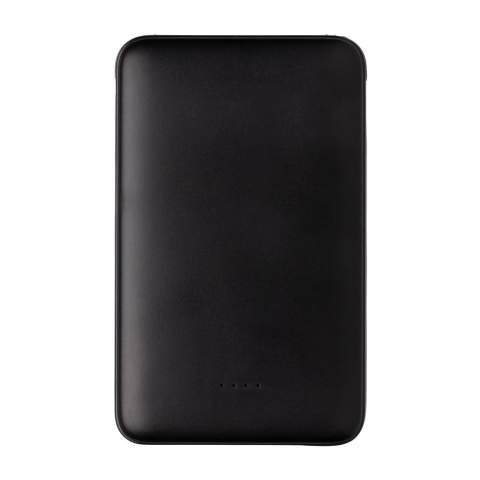 Compacte en platte 5.000 mAh powerbank gemaakt van ABS die gemakkelijk overal mee naartoe te nemen is. Met de 3 in 1 geïntegreerde TPE-kabels is de powerbank compatibel met alle mobiele apparaten die op de markt zijn en direct klaar voor gebruik. Als deze volledig is opgeladen, beschikt u over voldoende energie om uw mobiele telefoon maximaal drie keer op te laden. De powerbank bevat een 5.000 mAh grade-A high density lithiumpolymeerbatterij met een lange levensduur. De lichtindicators geven het resterende energieniveau aan, zodat u altijd weet wanneer u het apparaat opnieuw moet opladen. Input 5V/2A Output 5V/2A.<br /><br />PowerbankCapacity: 5000