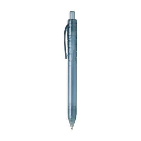 WoW! Blue ink ballpoint pen, made almost entirely from recycled PET bottles.
