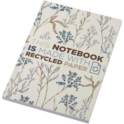 Das Novella Austen A5 Softcover-Notizbuch aus Recyclingmaterial ist dank seiner Vielseitigkeit ein fantastisches Schreibwaren-Giveaway. Das Notizbuch besteht aus 100 Blatt 80 g/m² recyceltem Papier. Die Blätter sind standardmäßig einfarbig, können aber auch mit einem Design Ihrer Wahl versehen werden, z. B. mit Linien, Quadraten oder Ihrem eigenen Design. Der Einband besteht aus 285 g/m² Karton in verschiedenen Farben. Für einen echten Wow-Effekt können Sie auch den gesamten Einband (Vorder- und Rückseite, Buchrücken) farbig bedrucken lassen. Hergestellt in UK.