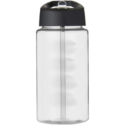 Single-walled sport bottle with integrated finger grip design. The bottle is made from recyclable PET material. Features a spill-proof lid with flip-top drinking spout. Both the bottle and lid are made in the UK. Volume capacity is 500 ml. Mix and match colours to create your perfect bottle. Packed in a home-compostable bag. BPA-free.