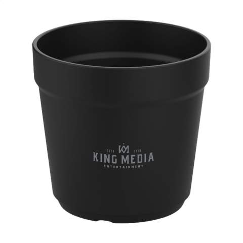 Wiederverwendbarer, stapelbarer Becher der Marke Circulware. Dieser Becher ist aus hochwertigem Kunststoff hergestellt und kann bis zu 500 Mal verwendet werden. Durch die geringe Größe ist es ideal für einen Espresso. Eine großartige Alternative zum Einweg-Espressotasse. Der Becher ist leicht, einfach zu reinigen und stapelbar, also platzsparend. Für Lebensmittel zugelassen. Spülmaschinengeeignet und mikrowellengeeignet. 100% recycelbar. Damit leistet dieser Becher einen Beitrag zur Kreislaufwirtschaft. Niederländisches Design. Made in Holland. Fassungsvermögen: 80 ml.