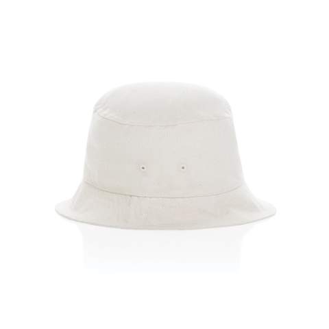 The Impact Aware™ 285gsm canvas bucket hat undyed is a timeless bell-shaped model. The bucket hat protects your head from the sun, is pleasant to wear and brightens up your outfits. The recycled canvas is undyed and used in its raw form, without chemicals from dyeing or bleaching. With AWARE™ tracer that validates the genuine use of recycled materials. 2% of proceeds of each Impact product sold will be donated to Water.org. Composition 70% recycled cotton, 30% recycled polyester. Circumference 58-60cm, one size fit.