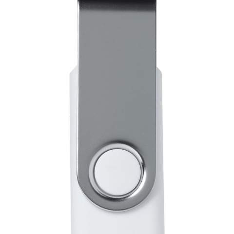 USB stick (version 2.0) for the safe and handy storage and transport of files. Ready for immediate use due to the practical 'Plug & Play' system. Compatible with Windows, Mac and Linux. Each piece packed in a cardboard box as standard. The price includes a one colour imprint on one side of the product. Available from 100 pieces in any PMS colour.