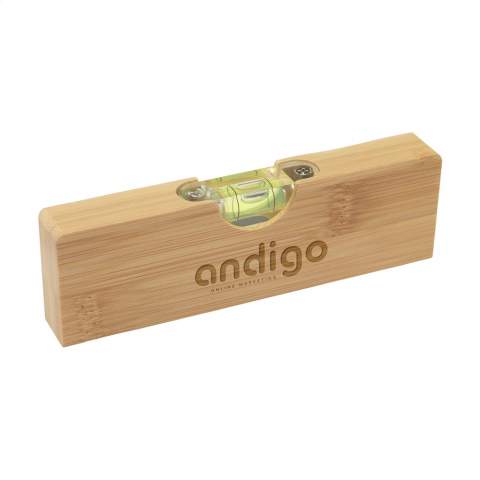Bamboo bottle opener with built-in spirit level. A handy tool that can be used during or after DIY. A multifunctional, durable product. Bamboo is a natural material. As a result, colours and dimensions may vary slightly for each product. Each item is individually boxed.