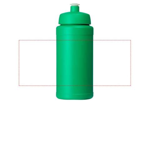 Single-walled sport bottle. Features a spill-proof lid with push-pull spout. Volume capacity is 500 ml. Mix and match colours to create your perfect bottle. Contact us for additional colour options. Made in the UK.