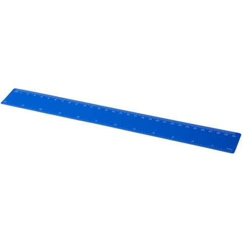 Flexible lightweight plastic ruler with markings available in both inches and centimetres. Please note, the ruler markings are printed along with artwork, plain stock rulers will not carry markings.