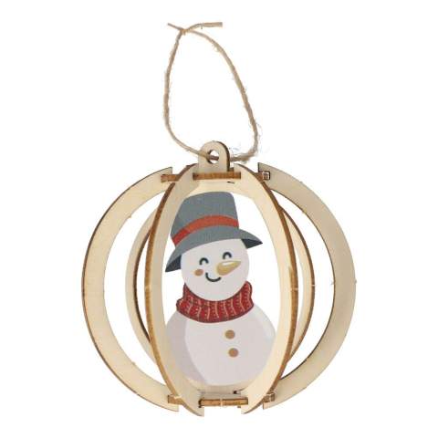 Schmücken Sie Ihren Weihnachtsbaum mit diesen lustigen FSC-zertifizierten Holzornamenten, die Sie selbst zusammensetzen können. Ein Riesenspaß, den Kinder lieben werden. Das Set besteht aus 3 Ornamenten mit einem lustigen Weihnachtsmotiv. Sie können die Ornamente mit der mitgelieferten Schnur einfach in den Baum hängen. Das Set ist in einem Geschenkkarton verpackt. Wenn Sie also Ihrem Baum dieses Jahr eine fröhliche Note verleihen wollen...
