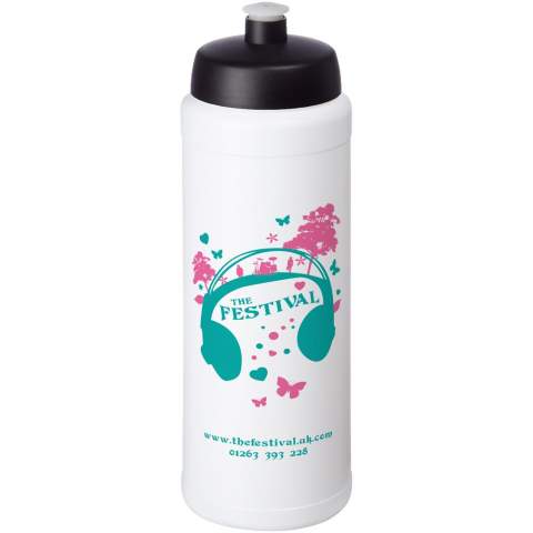 Single-walled sport bottle with integrated finger grip design. Features a spill-proof lid with push-pull spout. Volume capacity is 750 ml. Mix and match colours to create your perfect bottle. Contact us for additional colour options. Made in the UK. BPA-free. EN12875-1 compliant and dishwasher safe.