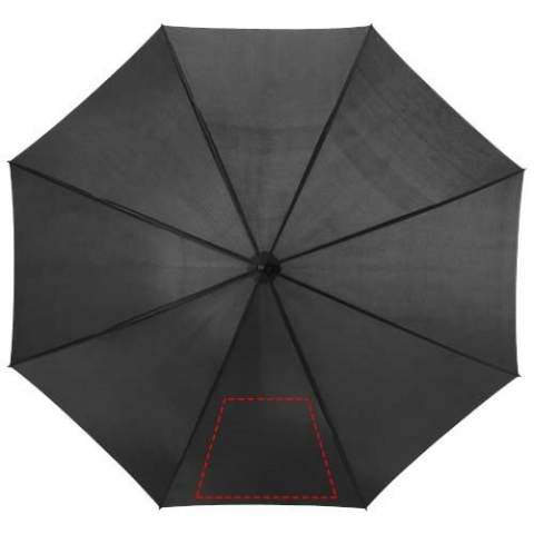 De Barry paraplu is niet voor niets een bestseller. De 23" paraplu schuift automatisch open in slechts één klik. Hij is gemaakt van polyester, een duurzaam materiaal waarmee men door de regen kan lopen zonder nat te worden. Verder heeft de paraplu een metalen schacht, metalen baleinen en een kunststof handvat. De Barry paraplu biedt meerdere mogelijkheden voor het plaatsen van een logo of teksten en is verkrijgbaar in diverse kleuren.