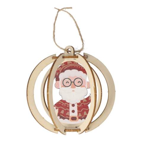 Schmücken Sie Ihren Weihnachtsbaum mit diesen lustigen FSC-zertifizierten Holzornamenten, die Sie selbst zusammensetzen können. Ein Riesenspaß, den Kinder lieben werden. Das Set besteht aus 3 Ornamenten mit einem lustigen Weihnachtsmotiv. Sie können die Ornamente mit der mitgelieferten Schnur einfach in den Baum hängen. Das Set ist in einem Geschenkkarton verpackt. Wenn Sie also Ihrem Baum dieses Jahr eine fröhliche Note verleihen wollen...
