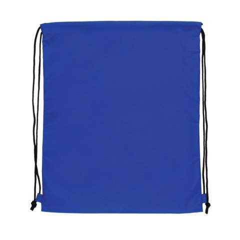 No greenwashing, but telling a true story about sustainability! This Impact 190T RPET drawstring bag is made with AWARE™ tracer. With AWARE™, the use of genuine recycled fabric materials and water reduction impact claims are guaranteed, by using the AWARE disruptive physical tracer and blockchain technology. Save water and use genuine recycled fabrics. With the focus on water 2% of proceeds of each Impact product sold will be donated to Water.org. The drawstring bag is super lightweight and easy to take anywhere on the go. This bag has reused 2,4 PET bottles(500ml) and saved 1,41 litres of water. Water savings are based on figures when compared to conventional fibre. This calculated indication is based on reliable LCA data as published by Textile Exchange in their Material Snapshots 2016.<br /><br />PVC free: true