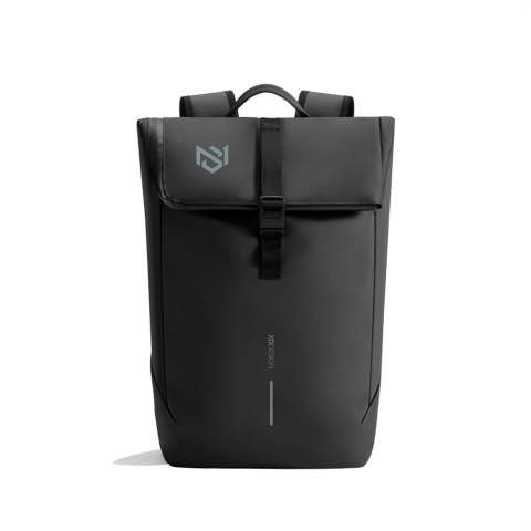 Erleben Sie mit dem Urban Rucksack ein vielseitiges, wetterfestes Design und verbesserte Sicherheit. Sein einzigartiges L-förmiges, weit zu öffnendes Hauptfach mit erweiterbarem Fach und reichlich Platz für einen 16"-Laptop bietet mühelosen Zugriff auf Ihre wichtigsten Utensilien. Das diebstahlsichere Design in Verbindung mit einem selbstverriegelnden Metallreißverschluss sorgt dafür, dass Ihre Sachen sicher bleiben. Ein zusätzliches Fach auf der Rückseite und ein spezielles Fach für eine Wasserflasche machen diesen Rucksack zu einem idealen Begleiter für den urbanen Entdecker. Dieser Rucksack ist nicht nur wasserabweisend, sondern auch strapazierfähig und stilvoll. Er ist aus Aware™ rückverfolgbarem, recyceltem Polyester gefertigt und mit einer Soft-Touch-PU-Beschichtung versehen - perfekt für jede Gelegenheit. 17% recycelter Inhalt. Eingetragenes Design®.<br /><br />FitsLaptopTabletSizeInches: 16.0<br />PVC free: true