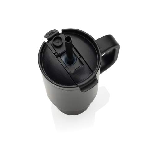 Couvercle unique et étanche. D'une capacité de 480 ml, le Cruiser est fabriquée à partir d'acier inoxydable recyclé à 73 %. Que vous fassiez la navette, que vous alliez à la salle de sport ou que vous travailliez à votre bureau, la Cruiser vous permet de vous hydrater toute la journée. Sa poignée confortable et son profil mince lui permettent de s'adapter sans effort à la plupart des porte-gobelets, tandis que sa conception durable à double paroi et à isolation sous vide garantit que vos boissons restent à température idéale. Équipé d'un couvercle à visser anti-éclaboussures, vous pouvez siroter directement ou utiliser la paille en plastique recyclé incluse, dotée d'un embout en silicone souple. Il est recommandé de le laver à la main pour en préserver la qualité. Certifié RCS, le Cruiser garantit une chaîne d'approvisionnement entièrement traçable et certifiée : 73 % sur la base du poids total de l'article.<br /><br />HoursHot: 5<br />HoursCold: 15