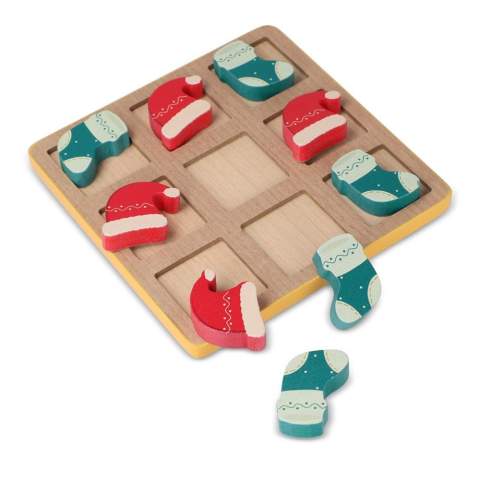Célébrez les fêtes avec une version festive d'un classique indémodable : Le Tic-Tac-Toe de Noël ! Ce jeu durable est fabriqué à partir de bois certifié FSC et est livré avec un sac pratique pour ranger les pièces de jeu. Le sac peut être imprimé, ce qui lui confère une touche personnelle. Le Tic-Tac-Toe de Noël convient aussi bien aux enfants qu'aux adultes et est idéal pour les soirées d'hiver, les fêtes de Noël et les réunions de famille. Les pièces de jeu spéciales sur le thème de Noël ajoutent une touche de joie supplémentaire et garantissent un moment ludique et festif avec la famille et les amis. Une façon amusante de s'amuser ensemble pendant les fêtes !
